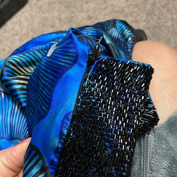 Marciano beaded silk halter dress - Picture 10 of 10